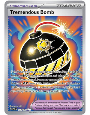 Pokemon Tremendous Bomb (113) Lightly Played Holofoil