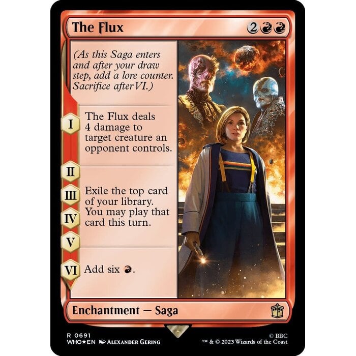 Magic: The Gathering The Flux (Surge Foil) (691) Lightly Played Foil
