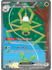 Pokemon Spidops ex (243) Lightly Played Holofoil