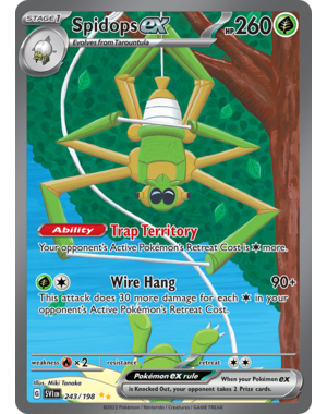 Pokemon Spidops ex (243) Lightly Played Holofoil