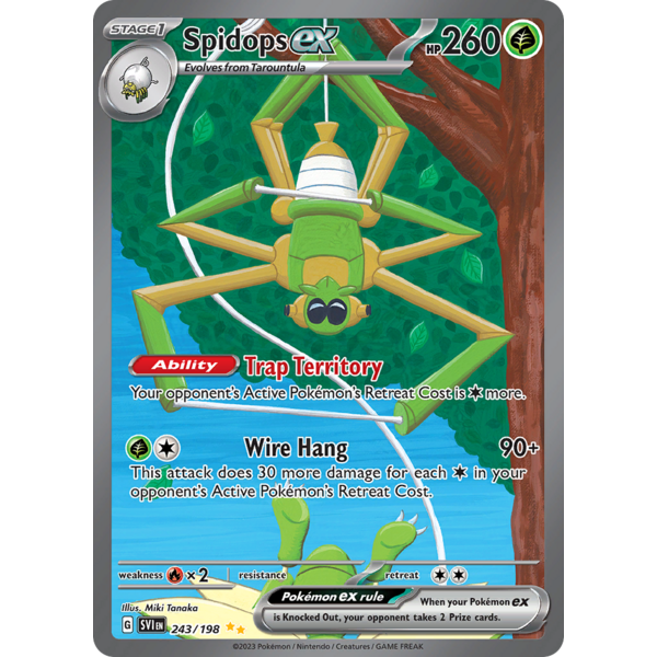 Pokemon Spidops ex (243) Lightly Played Holofoil