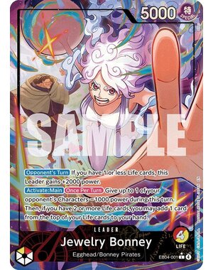 Bandai Jewelry Bonney (Alternate Art) (EB04-001) Near Mint Foil