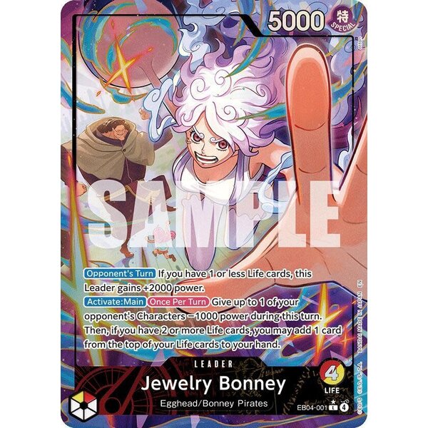 Bandai Jewelry Bonney (Alternate Art) (EB04-001) Near Mint Foil