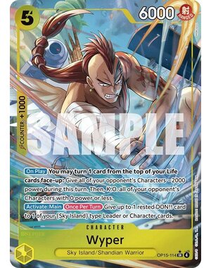 Bandai Wyper (Alternate Art) (OP15-114) Near Mint Foil