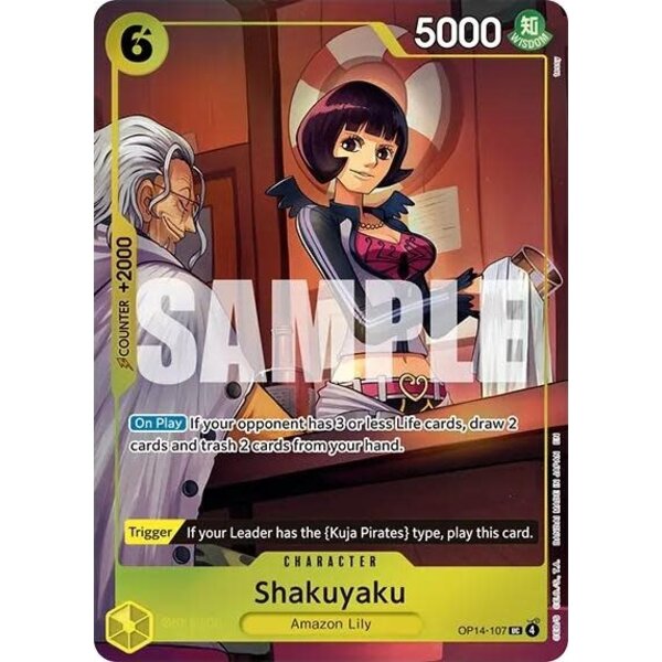 Bandai Shakuyaku (One Piece Card Game Illustration Box Vol. 7) (OP14-107) Near Mint Foil