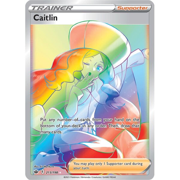 Pokemon Caitlin (Secret) (213) Near Mint Holofoil
