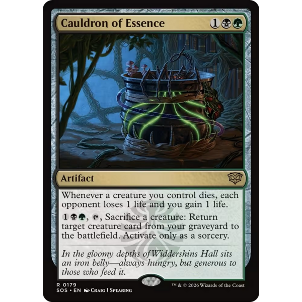 Magic: The Gathering Cauldron of Essence (179) Near Mint Foil