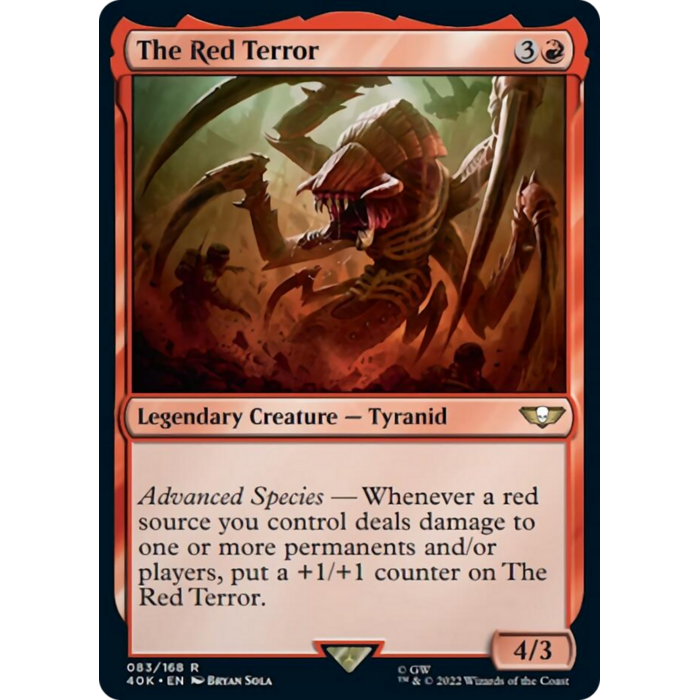 Magic: The Gathering The Red Terror (Surge Foil) (083) Lightly Played Foil