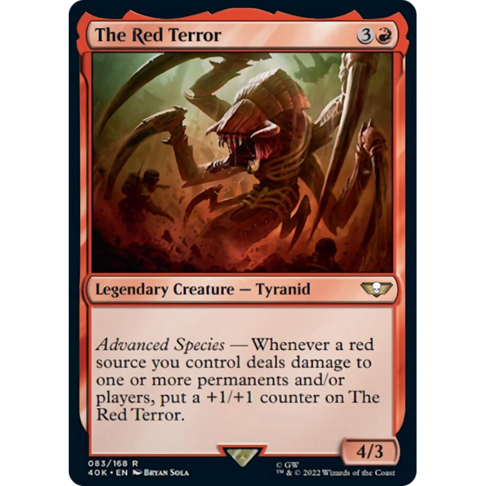 Magic: The Gathering The Red Terror (Surge Foil) (083) Lightly Played Foil