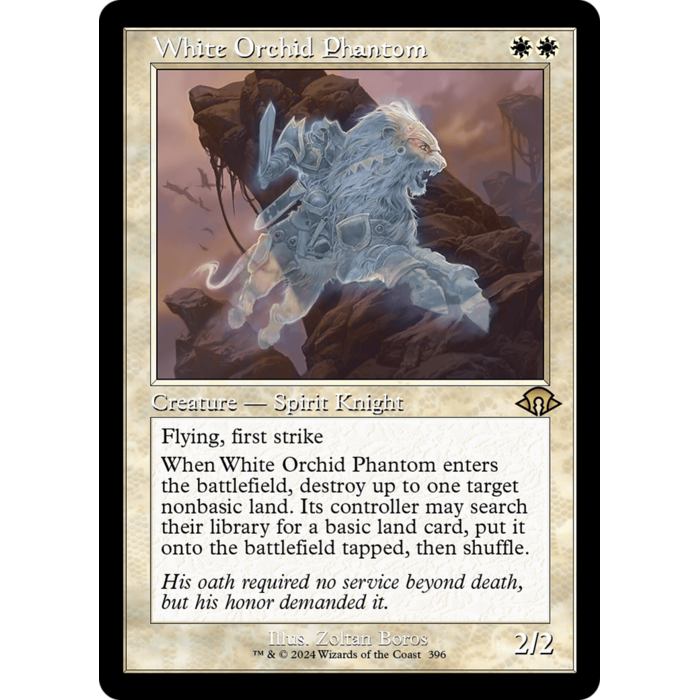 Magic: The Gathering White Orchid Phantom (Retro Frame) (396) Lightly Played Foil