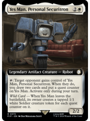Magic: The Gathering Yes Man, Personal Securitron (Extended Art) (373) Lightly Played Foil
