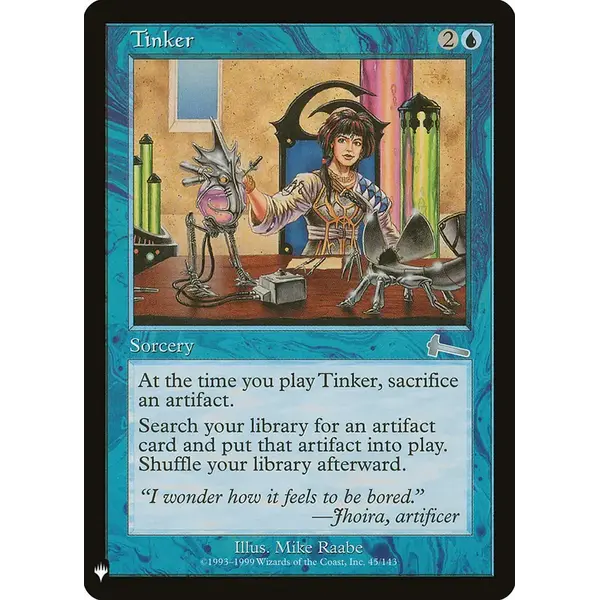 Magic: The Gathering Tinker (045) Lightly Played
