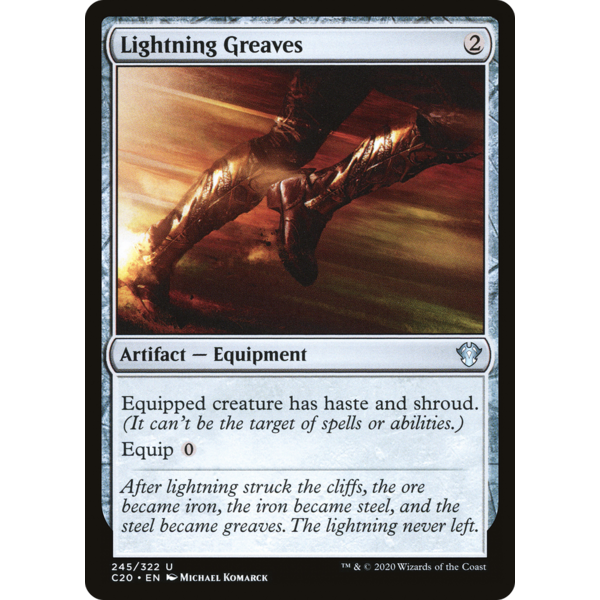 Magic: The Gathering Lightning Greaves (245) Lightly Played