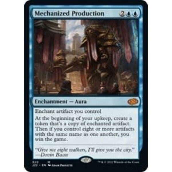 Magic: The Gathering Mechanized Production (320) Lightly Played
