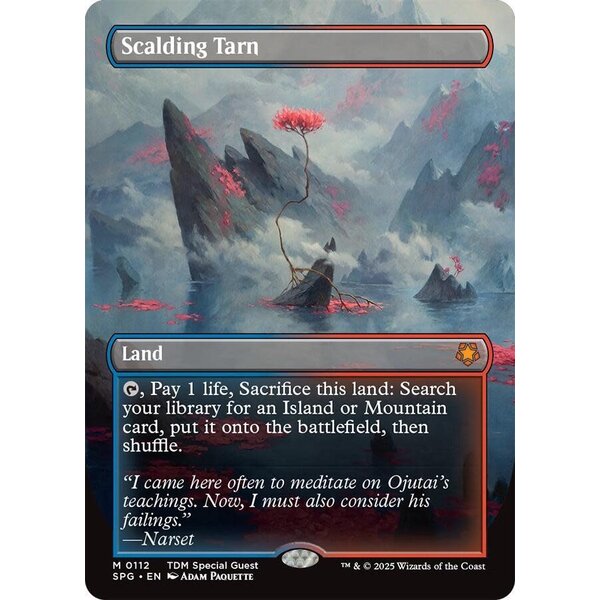 Pokemon Scalding Tarn (Borderless) (112) Near Mint