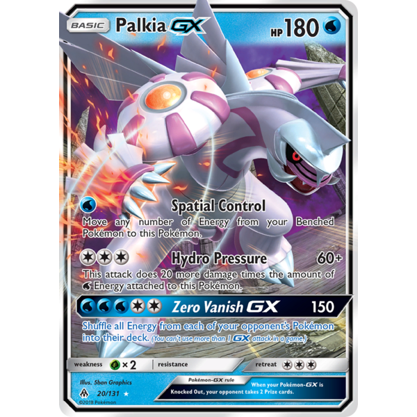 Pokemon Palkia GX (020) Lightly Played Holofoil