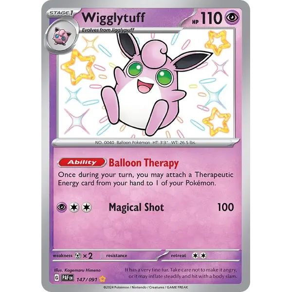 Pokemon Wigglytuff (147) Lightly Played Holofoil