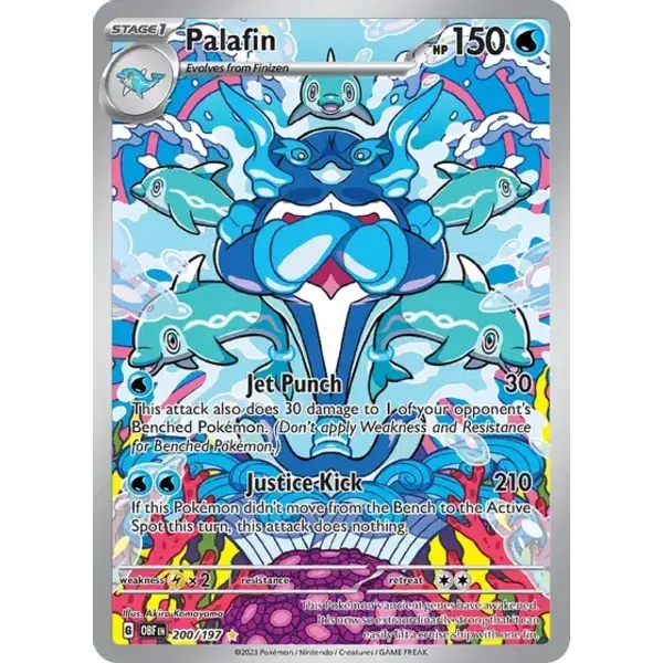 Pokemon Palafin (200) Lightly Played Holofoil