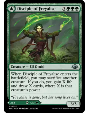 Magic: The Gathering Disciple of Freyalise (250) Lightly Played