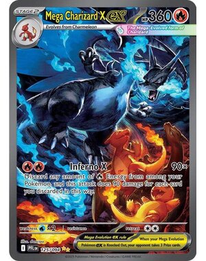 Pokemon Mega Charizard X ex (125) Lightly Played Holofoil