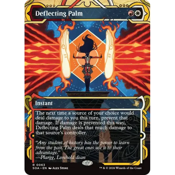 Magic: The Gathering Deflecting Palm (063) Lightly Played Holofoil