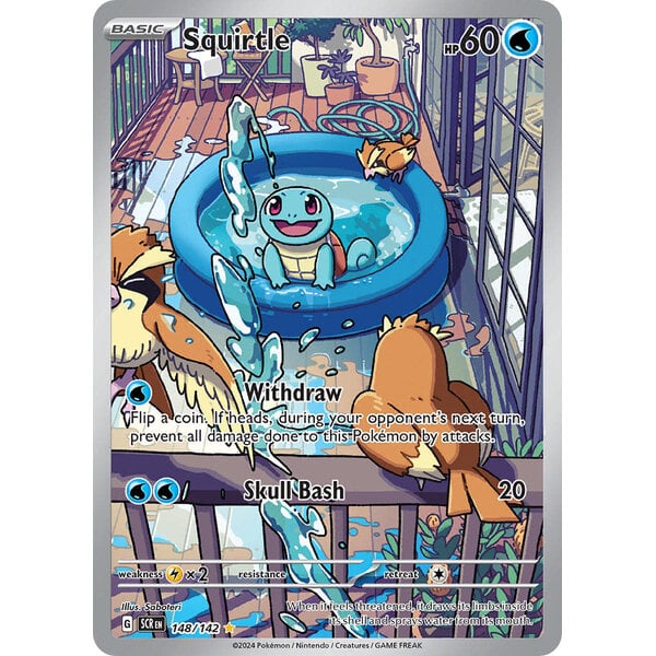 Pokemon Squirtle (148) Lightly Played Holofoil