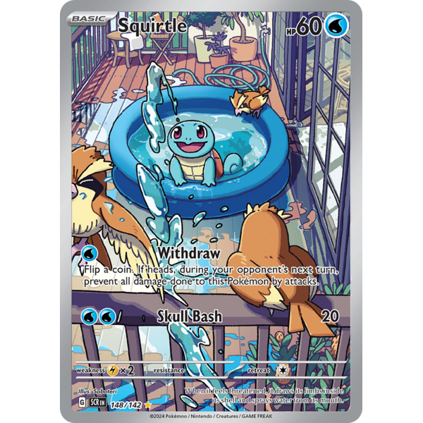 Pokemon Squirtle (148) Near Mint Holofoil