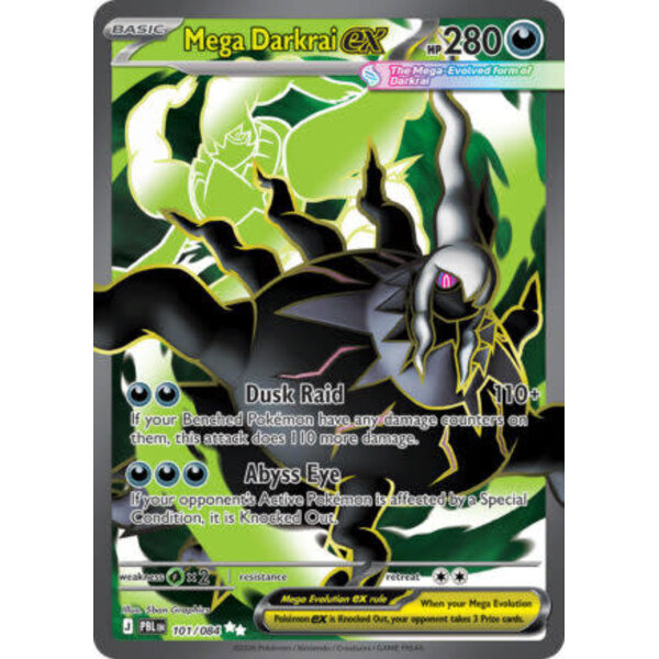Pokemon Mega Darkrai ex (101) Lightly Played Holofoil