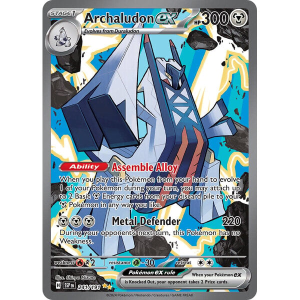 Pokemon Archaludon ex (241) Lightly Played Holofoil