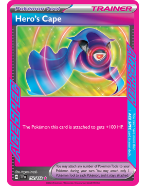 Pokemon Hero's Cape (152) Lightly Played Holofoil