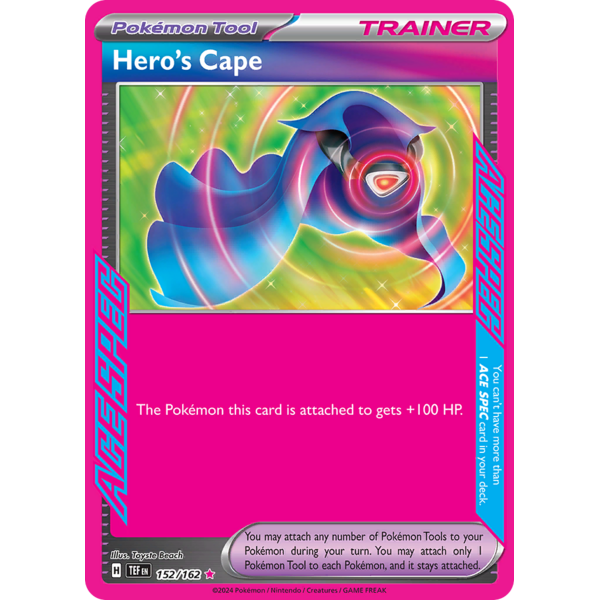 Pokemon Hero's Cape (152) Lightly Played Holofoil
