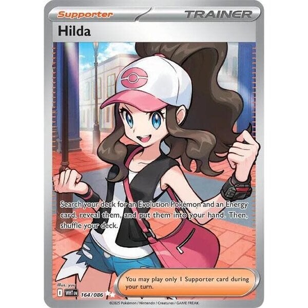 Pokemon Hilda (164) Lightly Played Holofoil