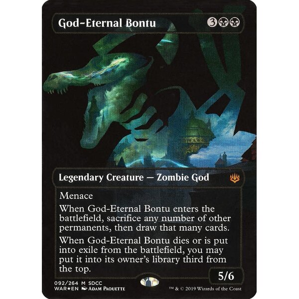 Magic: The Gathering God-Eternal Bontu (SDCC 2019 Exclusive) (092) Near Mint