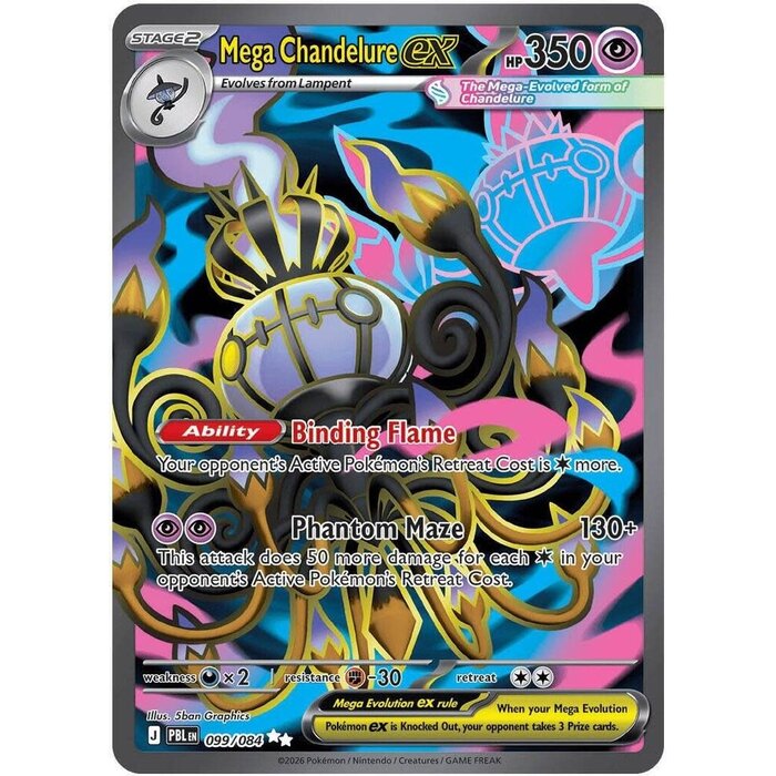 Pokemon Mega Chandelure ex (099) Lightly Played Holofoil