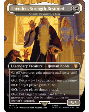 Magic: The Gathering Theoden, Strength Restored - Kenrith, the Returned King (Borderless) (515) Near Mint