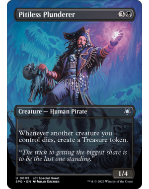 Magic: The Gathering Pitiless Plunderer (Borderless) 005) Near Mint
