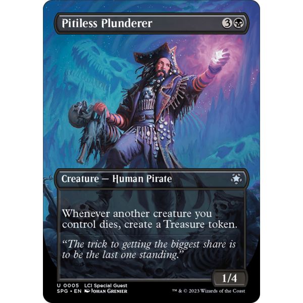 Magic: The Gathering Pitiless Plunderer (Borderless) 005) Near Mint