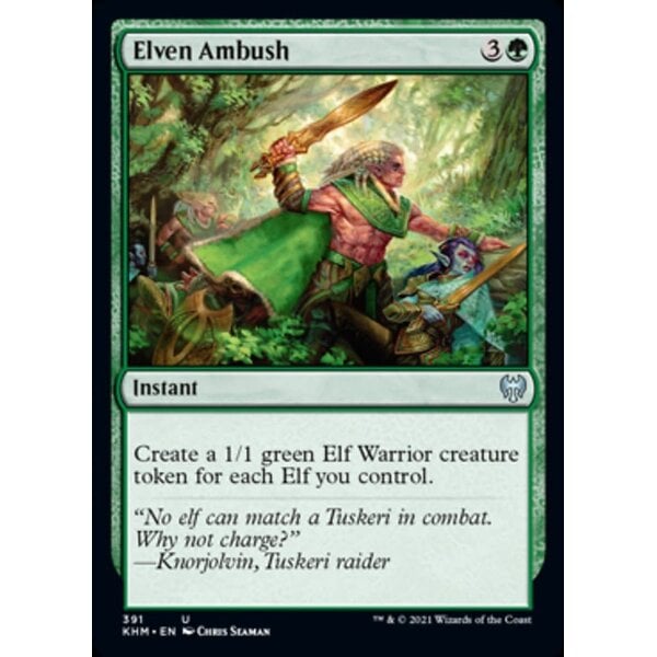 Magic: The Gathering Elven Ambush (391) Near Mint