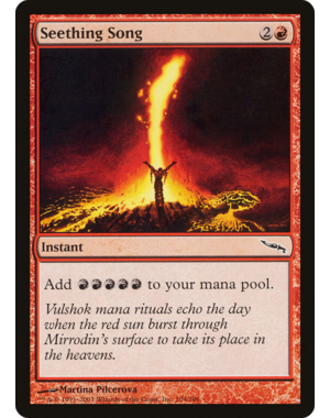 Magic: The Gathering Seething Song (104) Lightly Played