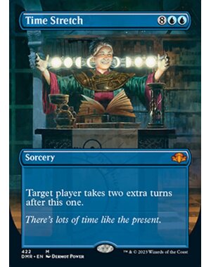 Magic: The Gathering Time Stretch (Borderless Alternate Art) (422) Lightly Played