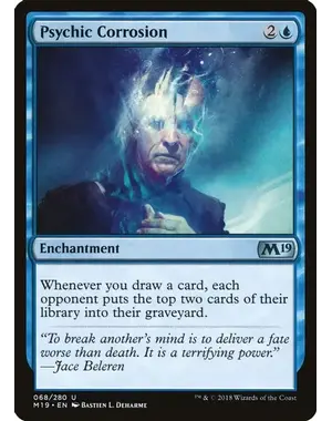 Magic: The Gathering Psychic Corrosion (068) Moderately Played