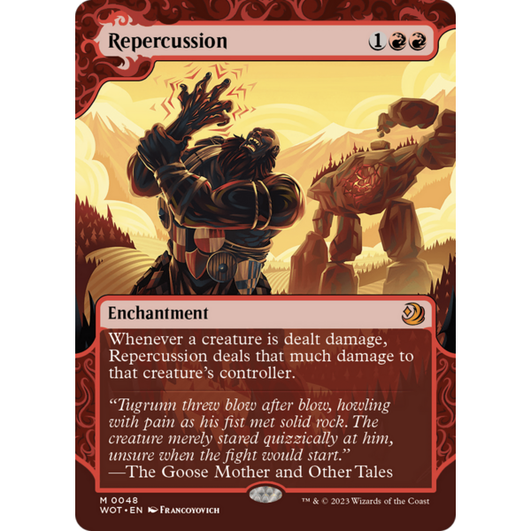 Magic: The Gathering Repercussion (048) Lightly Played Foil