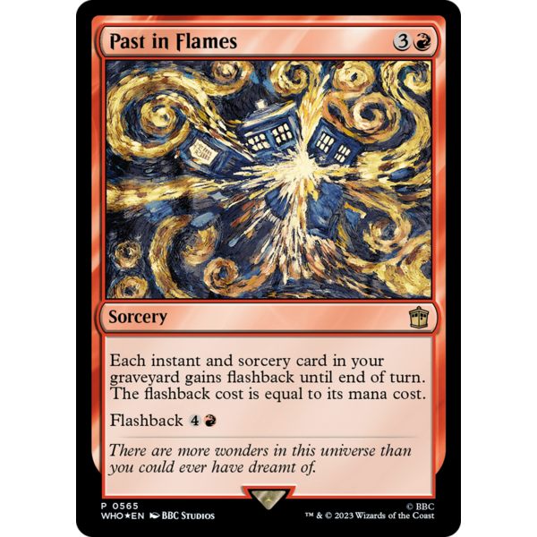 Magic: The Gathering Past in Flames (565) Lightly Played Foil