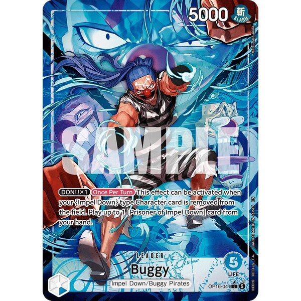 Bandai Buggy (Alternate Art) (OP16-041) Near Mint Foil