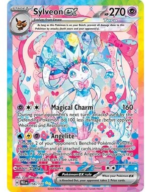 Pokemon Sylveon ex (156) Lightly Played Holofoil