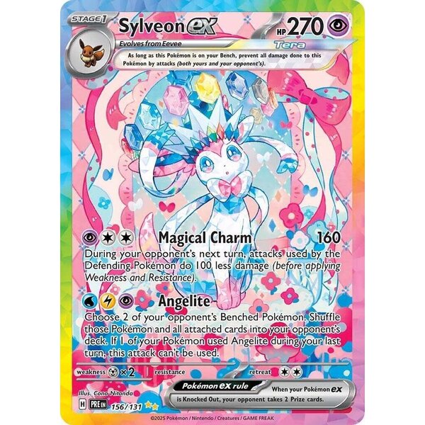 Pokemon Sylveon ex (156) Lightly Played Holofoil