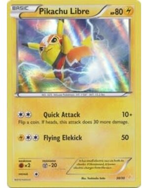 Pokemon Pikachu Libre (030) Moderately Played Holofoil
