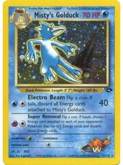 Pokemon Misty's Golduck (012) UNL Moderately Played Holofoil