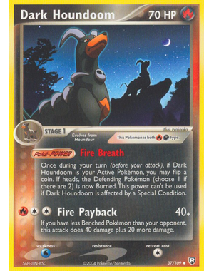 Pokemon Dark Houndoom (037) Lightly Played