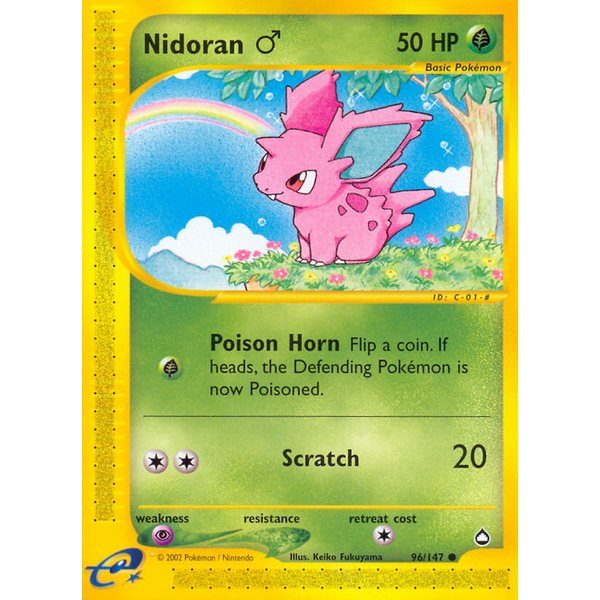 Pokemon Nidoran M (096) Lightly Played